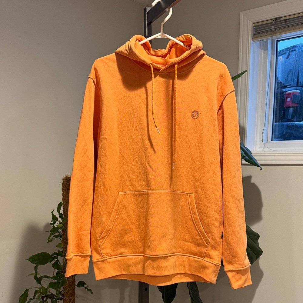 🧡Barney Cools Orange Pullover Hoodie Streetwear Sweatshirt Size L